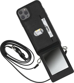 Hama Cross-Body-Cover Mirror für Apple iPhone 12 Pro Max schwarz