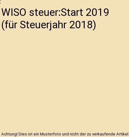 Buhl Data WISO Steuer:Start 2019 (deutsch) (PC)