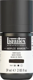 Liquitex Professional Acrylic Gouache ivory black, 59ml