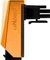 CableMod 12VHPWR Winkeladapter 90 Grad, Variante B, Sense-Pins an der Oberseite, orange Vorschaubild