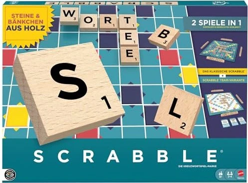Scrabble Original Holz 2 in 1