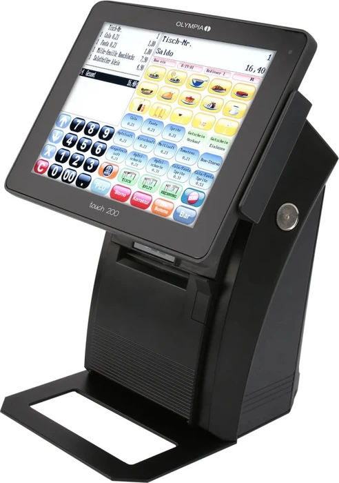 Olympia Touch 200 schwarz, Kassensystem