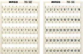 Wago WMB-Beschriftungskarte als Karte dehnbar 4 - 4,2 mm unbedruckt aufrastbar weiß