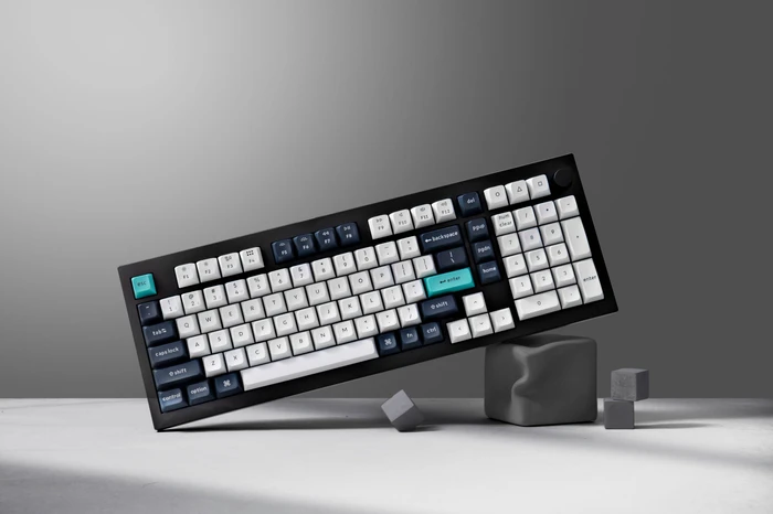 Keychron Q5 Max, Carbon Black, 96%, LEDs RGB, hot-swap, Gateron Jupiter BANANA, USB/Bluetooth, US