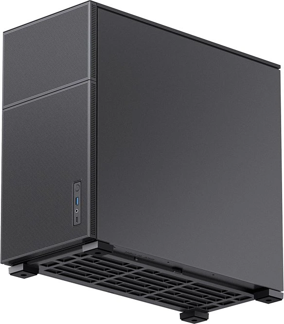 Jonsbo D41 Mesh Black, schwarz, Glasfenster
