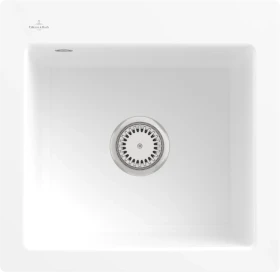 Villeroy & Boch Subway 50 S flat flächenbündig Becken mittig stone white