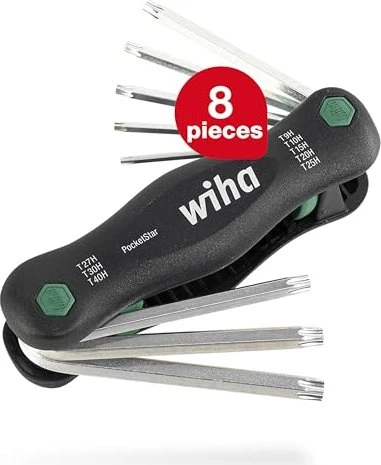 Wiha PocketStar SB 363TR P8 Multitool Torx BO Winkelschlüsselsatz, 8-tlg.