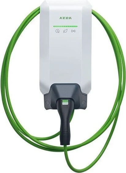 KEBA KeContact P40 Dienstwagen-Wallbox weiß, 6m Ladekabel