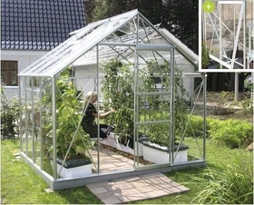 Vitavia Meridian 1 6700 ESG 3mm Gewächshaus alu