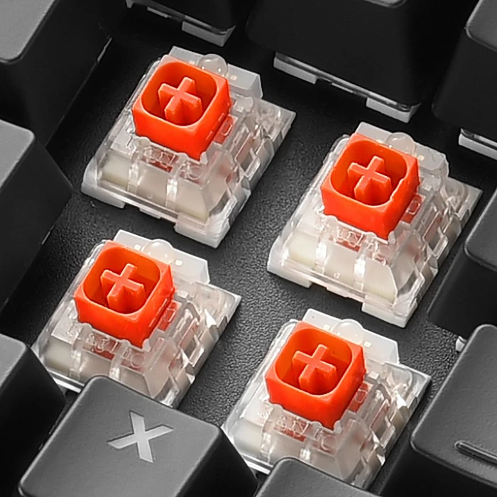 Sharkoon Skiller SGK60, LEDs RGB, Kailh Box RED, USB, US