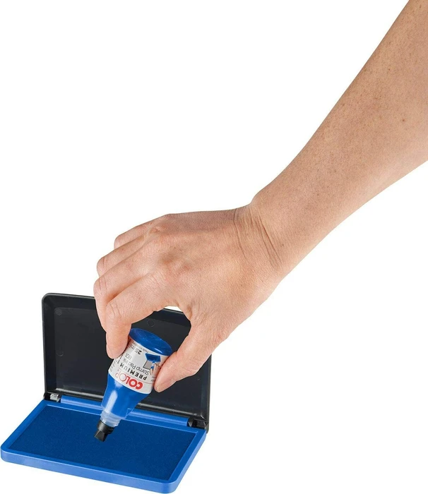 COLOP Kombibox Stempelkissen Set Micro 2 + Stempelfarbe 801, schwarz