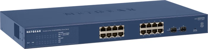 Netgear ProSAFE GS700 Rackmount Gigabit Smart Switch, 16x RJ-45, 2x SFP