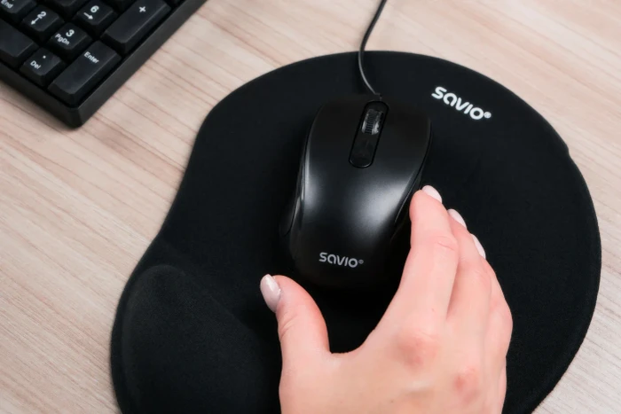 Savio MB-02 Wired Mouse schwarz, USB