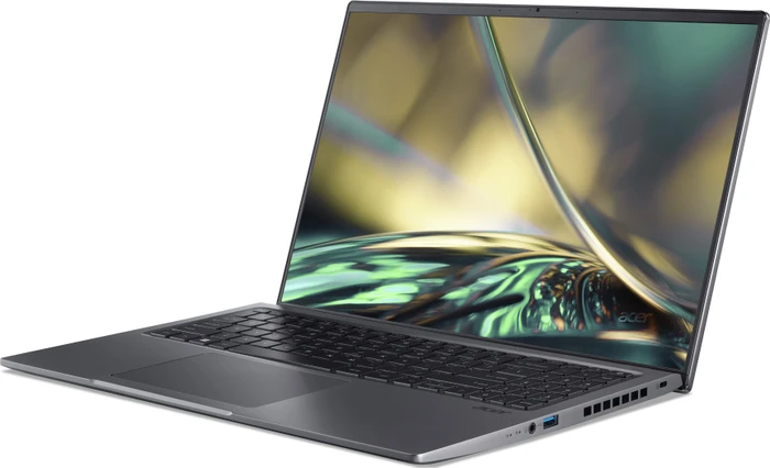 Acer Swift X SFX16-52G-52VE, Steel Gray, Core i5-1240P, 16GB RAM, 512GB SSD, Arc A370M Graphics, DE
