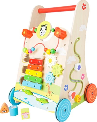 Legler Small Foot Lauflernwagen Blumenwiese