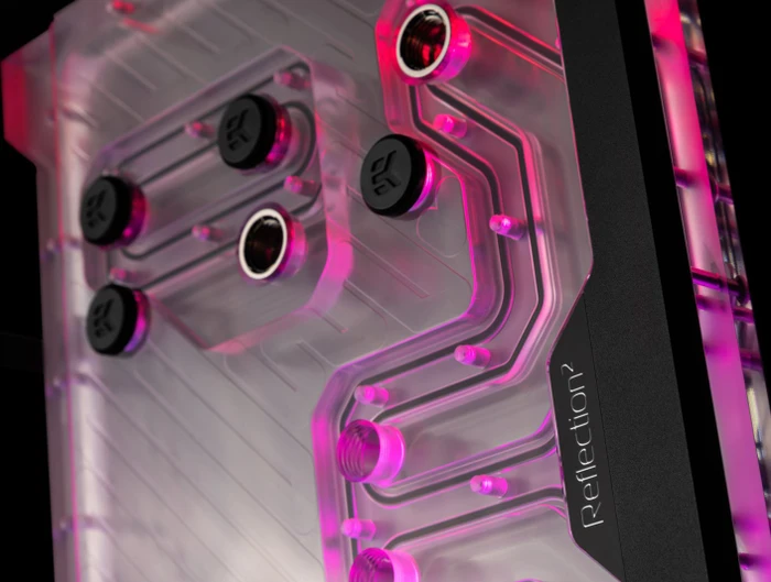 EK Water Blocks Quantum Line EK-Quantum Reflection² PC-O11D XL D5 PWM D-RGB, Verteilerplatte mit Pumpe, Acryl