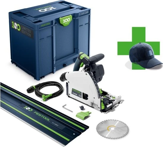 Festool TS 60 KEBQ-Plus-FS 100Y Limited Edition Elektro-Tauchsäge inkl. Systainer + Zubehör