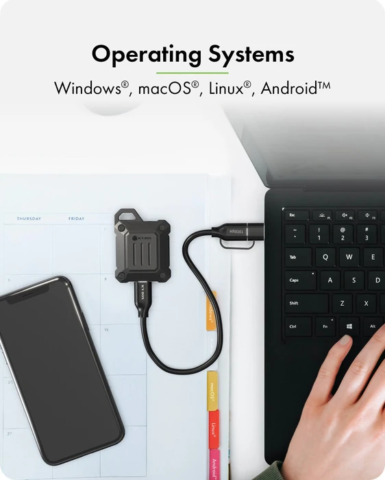 RaidSonic Icy Box IB-1601MP-CU31, Mini M.2 NVMe SSD Enclosure, USB-C 3.1