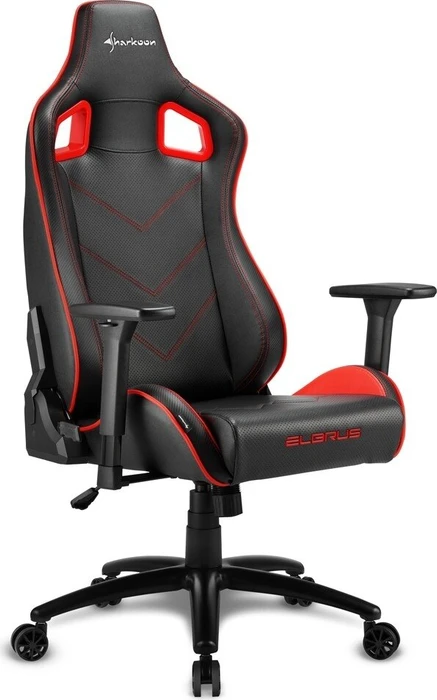 Sharkoon Elbrus 2 Gamingstuhl, schwarz/rot