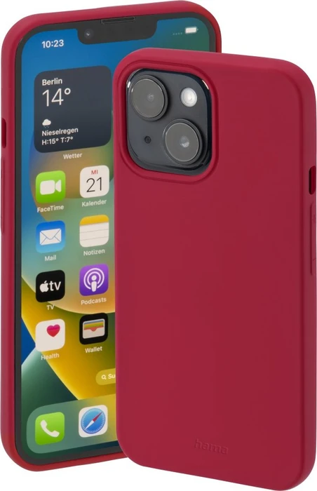 Hama Cover Finest Feel für Apple iPhone 14 Plus rot
