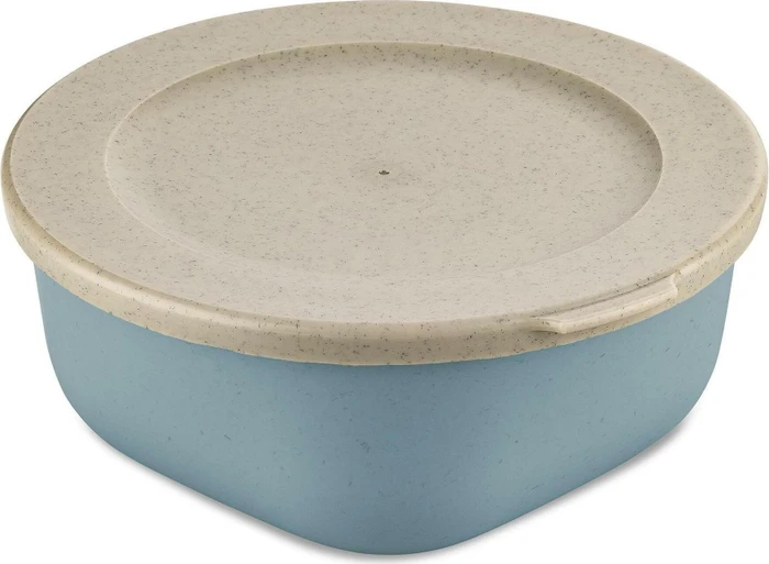 koziol Connect Box 0.7 mit Deckel Speisegefäß 700ml nature flower blue