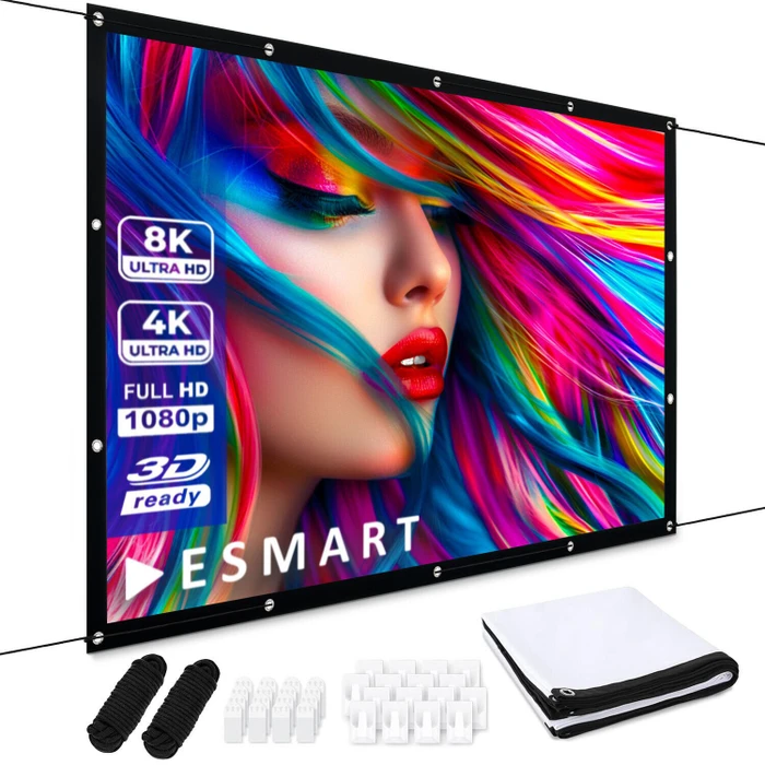 eSmart Germany Spann Leinwand Spanmi 221x125cm