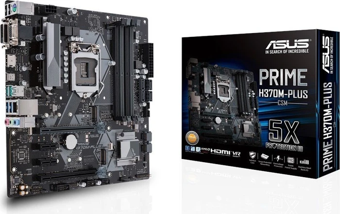 ASUS Prime H370M-Plus/CSM (Intel 1151 v2)