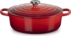 Le Creuset Signature Gourmet-Bräter rund 30cm 6.2l kirschrot