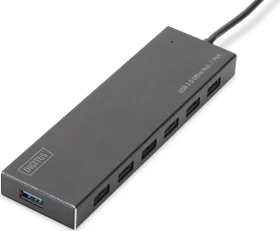 Digitus Office Hub, USB-Hub, 7x USB-A 3.0, USB-A 3.0 [Stecker]