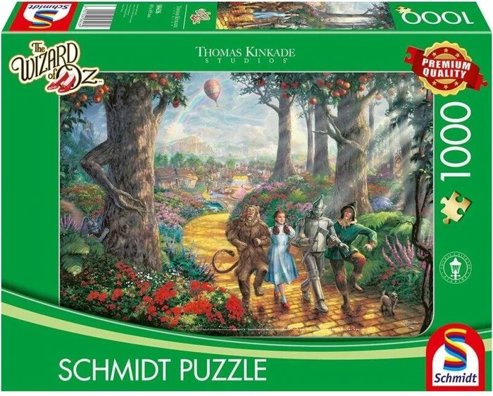 Schmidt Spiele Thomas Kinkade Der Zauberer von Oz - Follow the Yellow Brick Road
