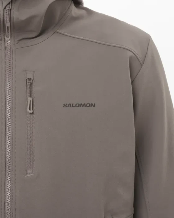 Salomon Outpeak Hooded Funktionsjacke iron (Herren)
