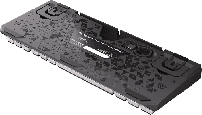 Endorfy Thock 75% Wireless Pudding, PBT, LEDs RGB, hot-swap, Kailh Box BLACK, USB/Bluetooth, DE