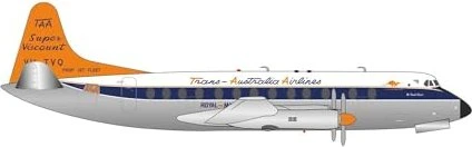 Herpa TAA Trans Australian Airlines Vickers Viscount 800 VH-TVQ McDouall Stuart
