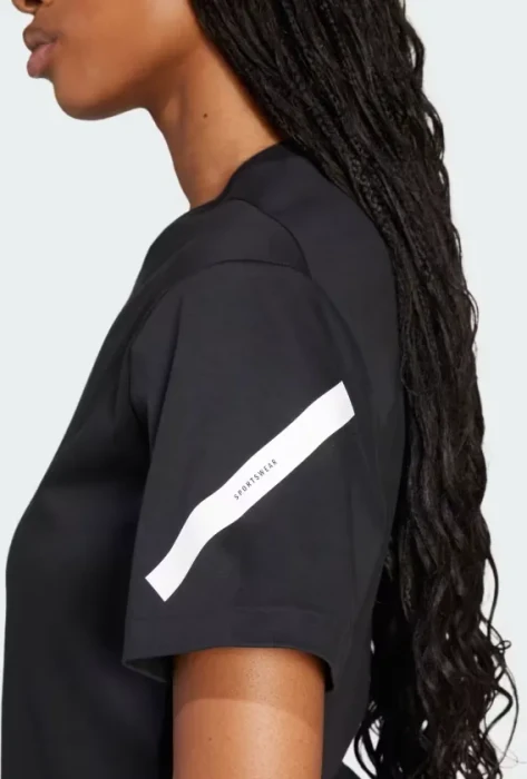 adidas Z.N.E. T-Shirt kurzarm schwarz/weiß (Damen)