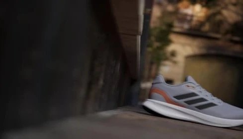 adidas Runfalcon 5 halo silver/core black/dusky orange (Herren)