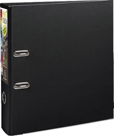 Exacompta Maxi Prem'Touch Ordner 2-Ring, 80mm, A4, schwarz, 10er-Pack
