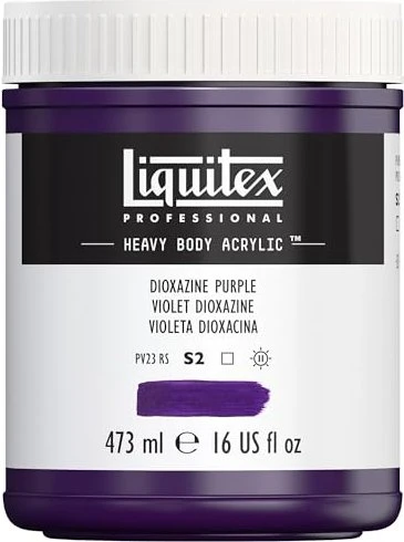 Liquitex Professional Heavy Body Acrylic dioxazine purple, 473ml
