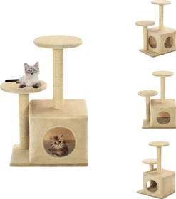 vidaXL Katzen-Kratzbaum Sisal, 60cm, beige