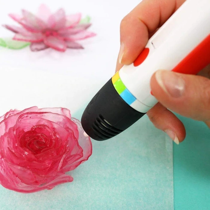 Polaroid3D Candy Play Pen, weiß/rot, 3D-Druckstift für essbare 3D-Drucke