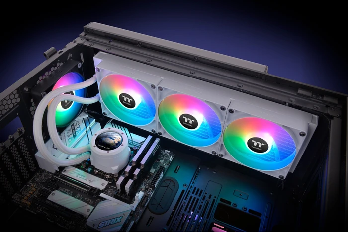 Thermaltake TH420 V2 Ultra ARGB Sync Snow Edition, weiß