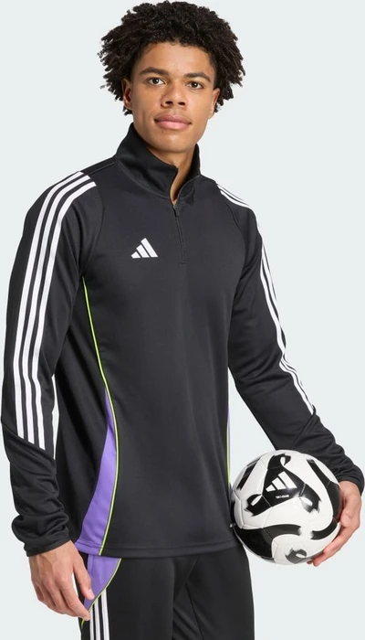 adidas Tiro 24 Funktionsshirt langarm black/purple rush (Herren)