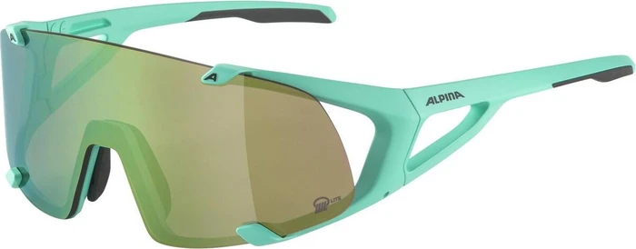 Alpina Hawkeye S Q-Lite turquoise matt/mirror green