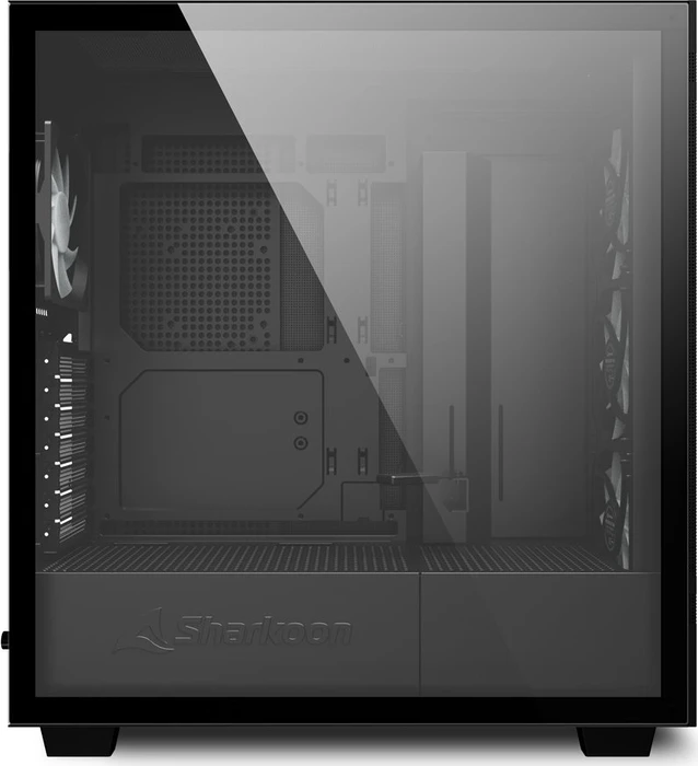 Sharkoon Rebel C50 RGB Black, Glasfenster