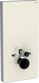 Geberit Monolith Sanitärmodul für Wand-WC, 101cm, Glas sand-grau/Aluminium