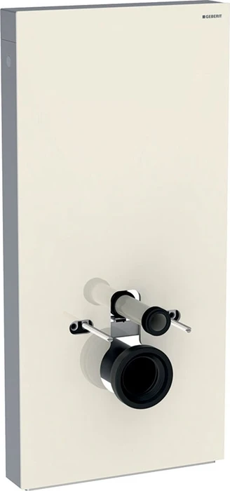 Geberit Monolith Sanitärmodul für Wand-WC, 101cm, Glas sand-grau/Aluminium