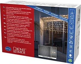Konstsmide Lichtervorhang LED 104x warmweiß