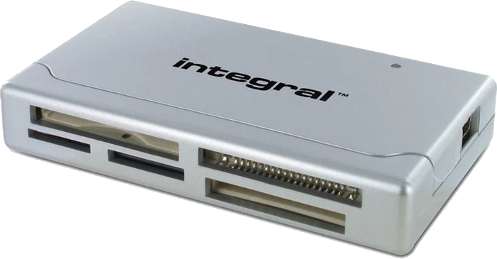 Integral Multi-Slot-Cardreader, USB 2.0 Mini-B [Buchse]
