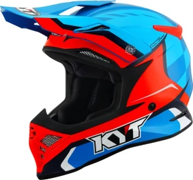 KYT Skyhawk Glowing blau/orange