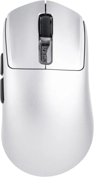 Epomaker Nex Pro 8KHz Wireless Gaming Mouse mit Ladestation, silber, USB/Bluetooth