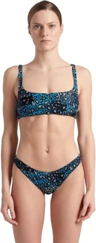 Arena Water Print Multiprints Bustier Bikini-Set animalier (Damen)